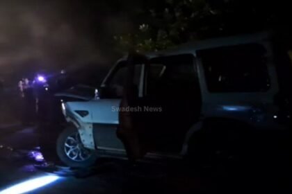 Ambikapur Breaking: Two Scorpio vehicles collided on NH-43, 6 people injured