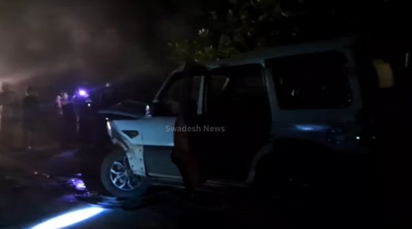 Ambikapur Breaking: Two Scorpio vehicles collided on NH-43, 6 people injured