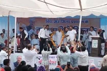 Bhupesh Baghel attacks the government in Hardibazar