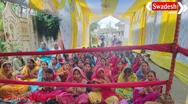 Hazaribagh: Ashtami and Sandhi Puja completed in Rewali