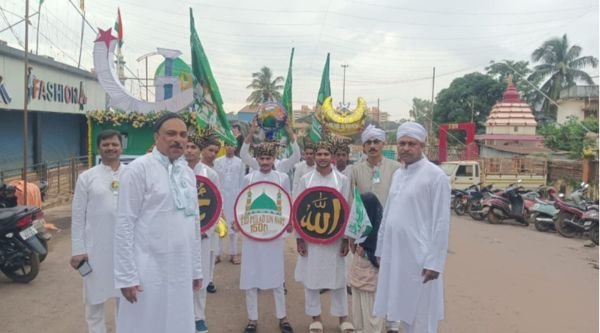 Eid-ul-Miladunnabi festival was celebrated with great pomp in Dantewada