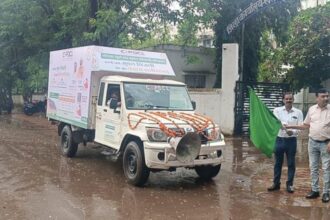 'Surya Rath' departs from Khairagarh, message of free electricity scheme will reach every home