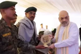 छत्तीसगढ़-तेलंगाना सीमा पर ऐतिहासिक ऑपरेशन ब्लैक फॉरेस्ट, अमित शाह ने जवानों को किया सम्मानित
