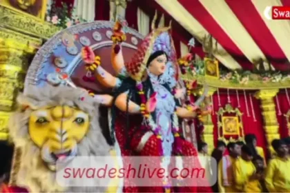 Chief Minister Dr. Yadav worshiped Mata Kali and Mata Shakti in Bengali Market and Rishi Nagar.