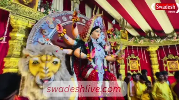 Chief Minister Dr. Yadav worshiped Mata Kali and Mata Shakti in Bengali Market and Rishi Nagar.