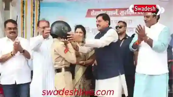 The entire family should not have to suffer the consequences of the small negligence of not wearing a helmet: CM Dr. Yadav