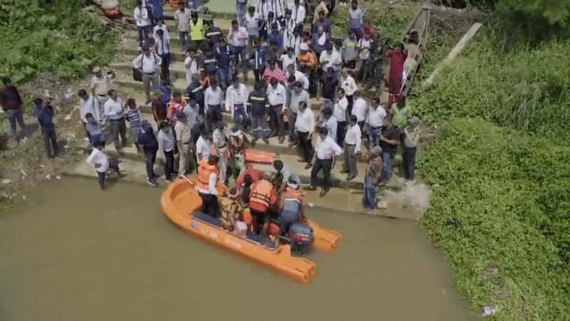 Flood disaster rescue mock drill in Raigad, practice conducted in coastal villages