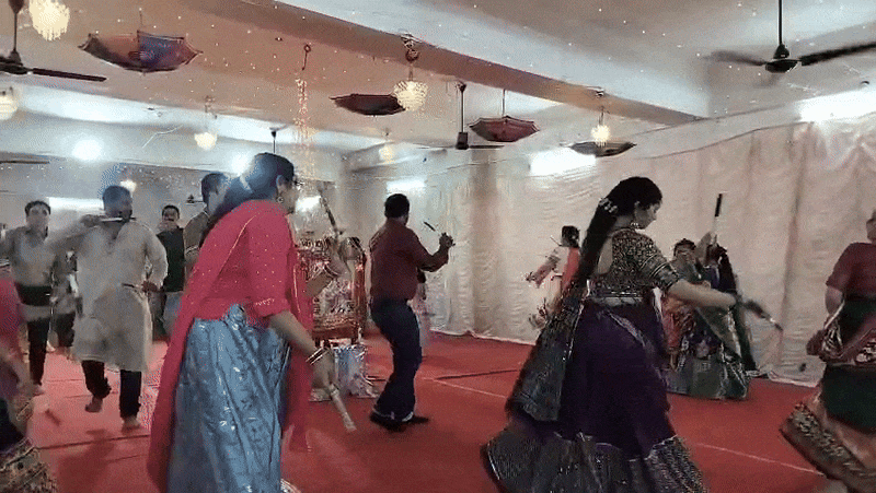 Garba dance in full swing during Navratri in Kanker, people from all walks of life participated