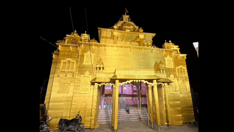 Heavy rains in Devkali destroy Durga Puja pandal, leaving devotees disappointed