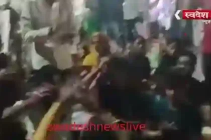 Bhopal: Stone pelting on Ganesh idol immersion procession, angry people blocked the road, matter calmed down after case was registered