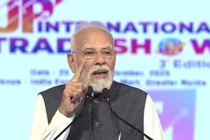 यूपी इंटरनेशनल ट्रेड शो 2025: पीएम मोदी ने GST की दरों में कटौटी के दिए संकेत