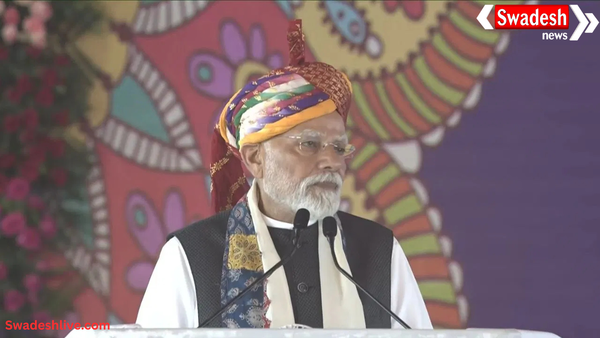 देश बिजली की रफ्तार से आगे बढ़ रहा है: राजस्थान में बोले पीएम मोदी
