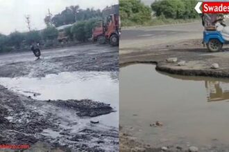 इंदौर और भोपाल की सड़कें तालाब में तब्दील, राहगीर हो रहे हादसे के शिकार