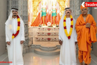 अबू धाबी BAPS मंदिर में सुल्तान अहमद बिन सुलायेम ने अनुभव किया अद्भुत सौंदर्य