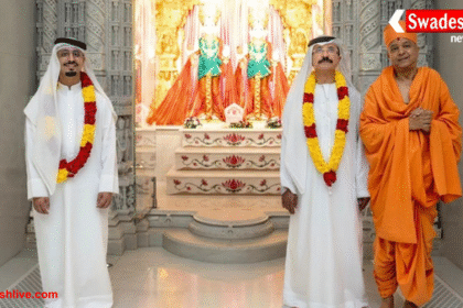 अबू धाबी BAPS मंदिर में सुल्तान अहमद बिन सुलायेम ने अनुभव किया अद्भुत सौंदर्य