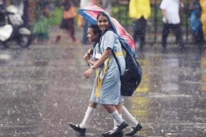 आगरा में भारी बारिश से जलभराव, 4 सितंबर को 12वीं तक के स्कूल बंद