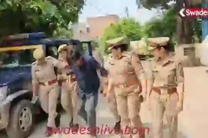 Mission Shakti 5.0 in Muzaffarnagar: Female police teach a lesson to a molester