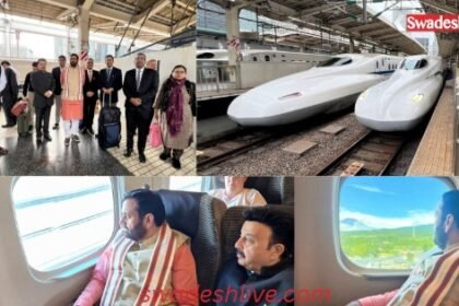 Haryana CM Nayab Singh Saini is on a visit to Japan. On the second day of his visit, the CM traveled from Tokyo to Osaka in a bullet train.