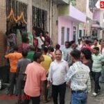 Firozabad: Fire broke out due to PNG gas connection in Jhalkari Nagar