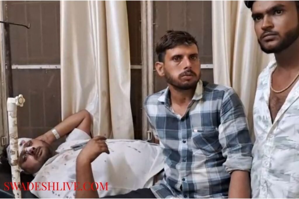 A policeman and five others injured in a fight for supremacy during a liquor party in Jalaun.