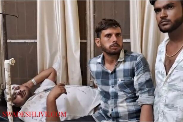 A policeman and five others injured in a fight for supremacy during a liquor party in Jalaun.