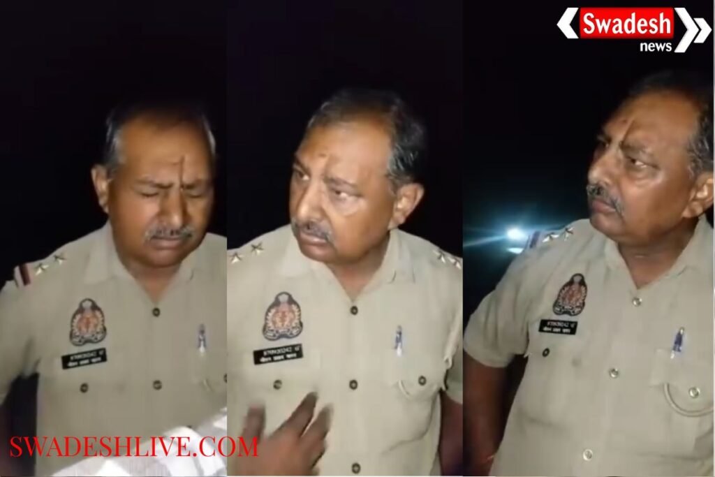 Video of drunken police officer and constable goes viral in Basti