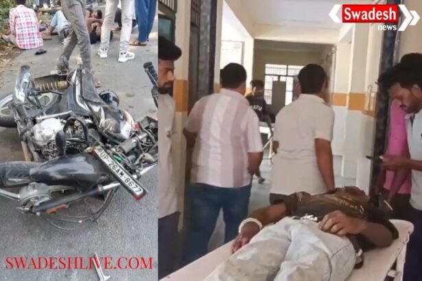 Horrific road accident in Pilibhit: Young man dies