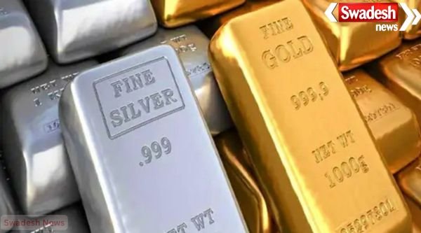 सोना ₹884 बढ़कर ₹1.22 लाख प्रति 10 ग्राम हुआ: चांदी ₹997 चढ़कर 1.48 लाख प्रति किलो