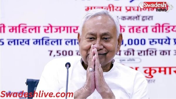मुख्यमंत्री महिला रोजगार योजना: नीतीश कुमार ने 25 लाख महिलाओं के खातों में भेजे ₹10,000