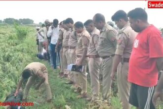 धान के खेत में मिला युवक का शव, परिजनों ने जताई हत्या की आशंका, पुलिस जांच में जुटी