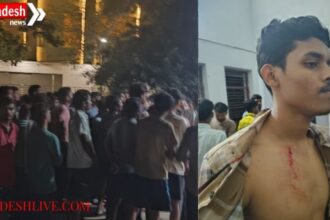 Terror of goons in capital Raipur, late night attack on Science College hostel