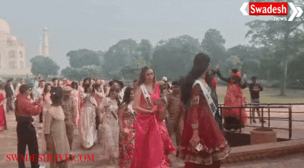 Army chiefs from 32 countries visited the Taj Mahal.