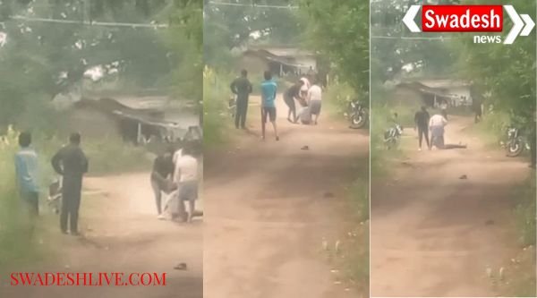 Bemetara: Hooliganism by liquor smugglers, rural youth beaten up in the middle of the road