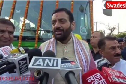 Kurukshetra: Chief Minister Nayab Singh Saini gave the gift of electric bus service