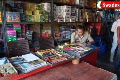 Major action against illegal firecrackers in Ambedkar Nagar