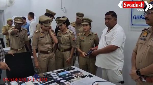 Success in mobile theft and missing cases in Ghaziabad rural zone