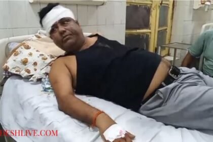 Political rivalry sparks chaos in Basti: Bloody clashes involving bricks, stones and sharp weapons