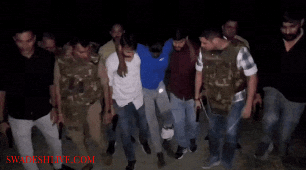 Police encounter in Farrukhabad: Gangster carrying a reward of Rs 25,000 was shot in the leg.