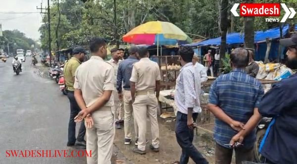 Hazaribagh Municipal Corporation removed encroachments around the district turn.