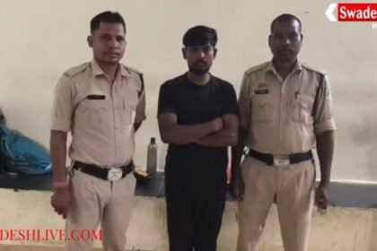 Gandhinagar police arrested the second accused in the theft case of 14 houses in Ambikapur.