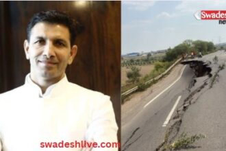 Bhopal Bypass Road Collapse: A Living Evidence of Corruption and Negligence: Jitu Patwari