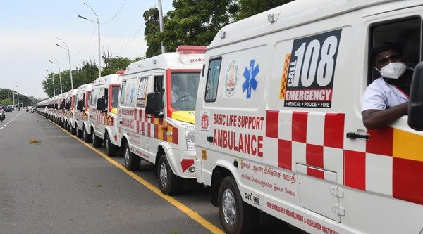 108 ambulance service available on a single call on Diwali, will be available 24 hours a day