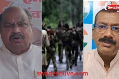 Raipur: BJP MLA Purandar Mishra's controversial statement, calling Naxalites 'brothers', Congress attacks him
