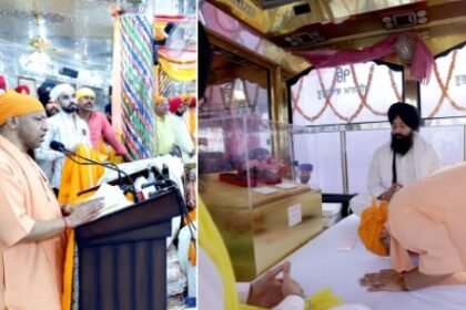 CM Yogi said: Wherever the Guru's feet fall, that place is as sacred as Ramrajya; 'Jode Sahib' Yatra received a grand welcome in Lucknow