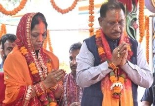 CM Sai took darshan of Mahaprabhu Shri Jagannath, prayed for happiness, prosperity and welfare of the people of the state.
