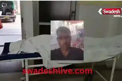 Firozabad: Death was running along with the young man riding the bike, suddenly he stopped the bike and then....!