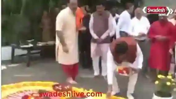 Bhopal: Chief Minister Dr. Mohan Yadav extended best wishes to the people of the state at the Govardhan Puja programme.