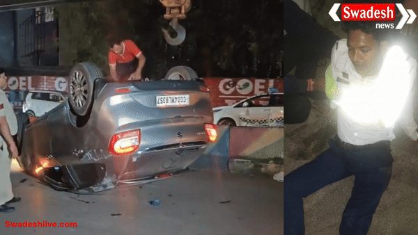 रायपुर: आधी रात को VIP रोड पर हिट एंड रन, ट्रैफिक सिपाही गंभीर रूप से घायल