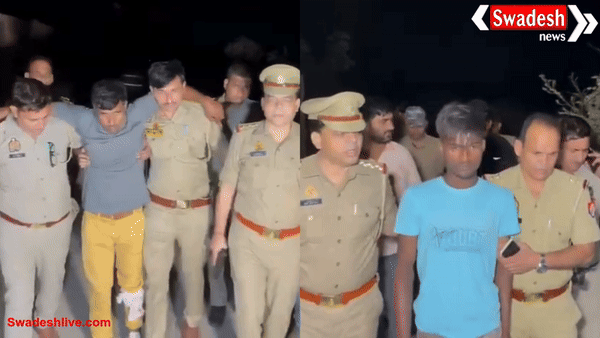 मुजफ्फरनगर में पुलिस-मुठभेड़, दो लुटेरे बदमाश गिरफ्तार