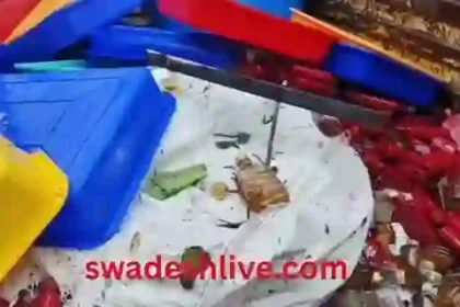 Gwalior: Surendra Tomar, who has close ties to the Congress and BJP, is underground; fake liquor worth crores was seized from his farmhouse.